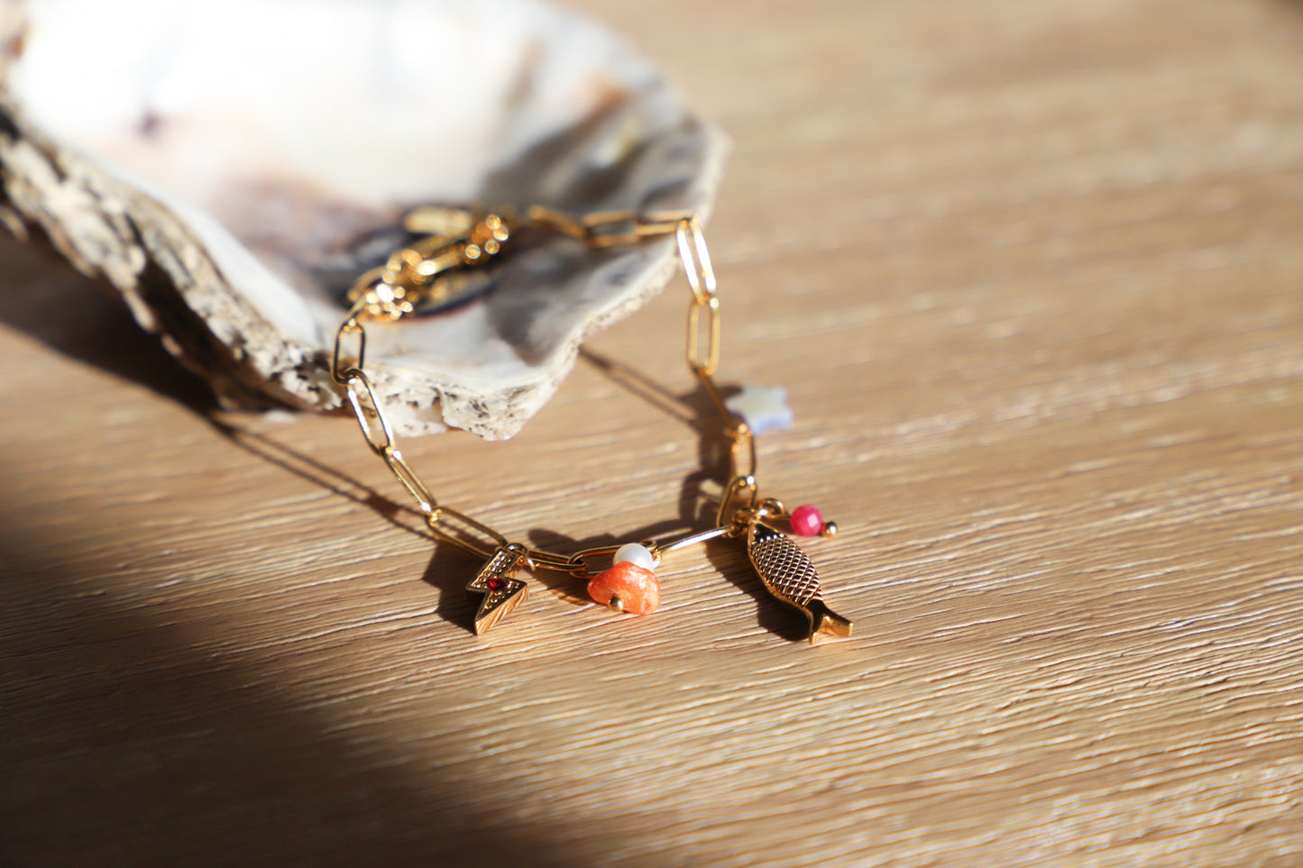 Minnow Charm Bracelet