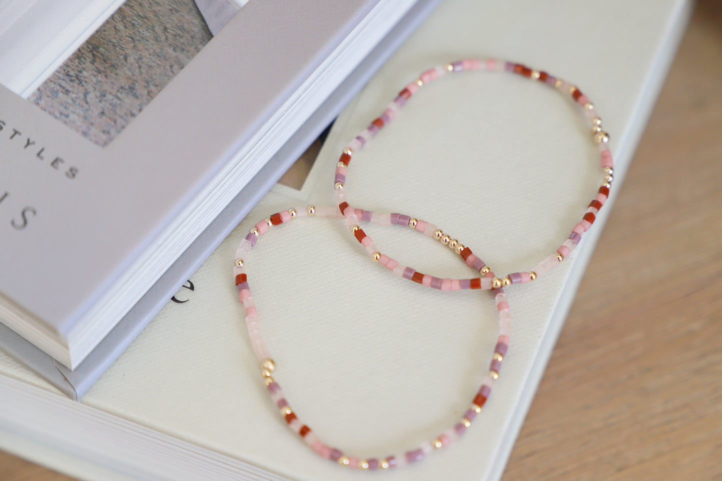 Mauve & Muted bracelet